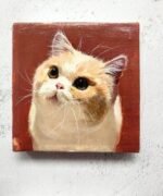 Pet custom handmade oil painting