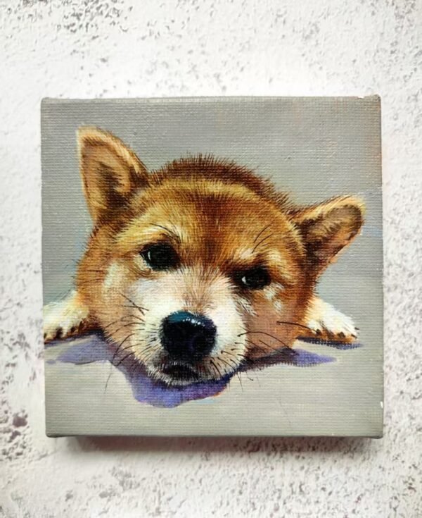 Pet custom handmade oil painting