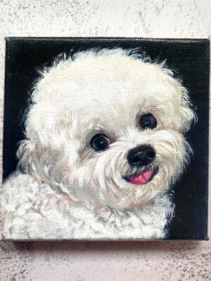 Pet custom handmade oil painting