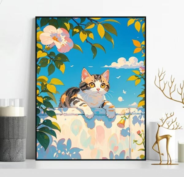 Pet custom DIY handmade oil painting