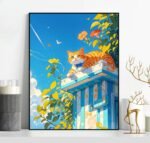 Pet custom DIY handmade oil painting