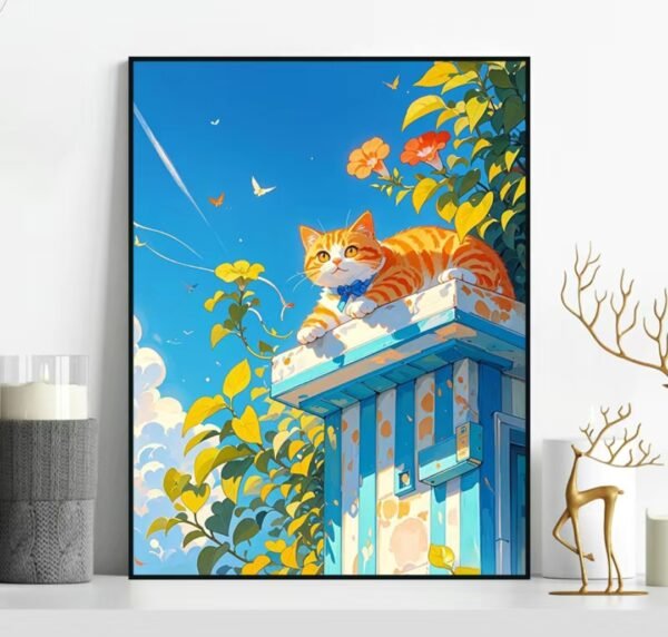 Pet custom DIY handmade oil painting