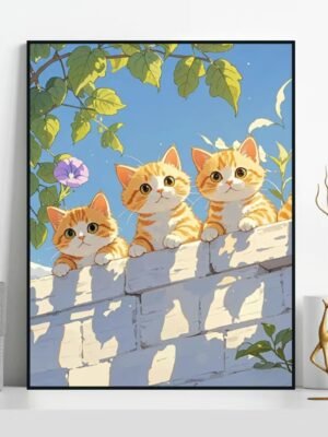 Pet custom DIY handmade oil painting