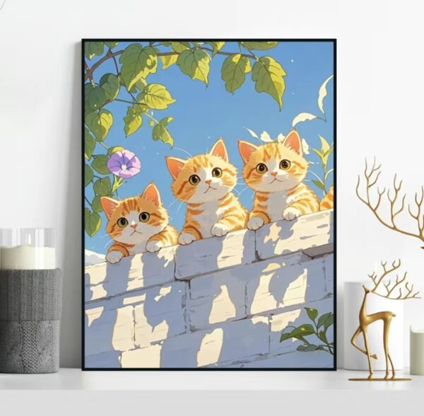Pet custom DIY handmade oil painting