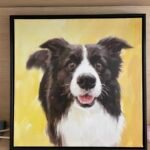 Pet custom handmade oil painting photo review